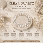 CLEAR QUARTZ BRACELET