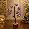 Natural Amethyst Crystal Tree for Calmness, Clarity & Positive Energy | Premium Gemstone Bonsai Décor