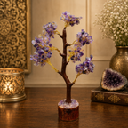 Natural Amethyst Crystal Tree for Calmness, Clarity & Positive Energy | Premium Gemstone Bonsai Décor