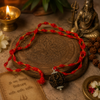 6 Mukhi Rudraksha With Sacred Thread