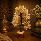 Natural Citrine Crystal Tree for Abundance, Positivity & Prosperity | Premium Gemstone Bonsai Décor