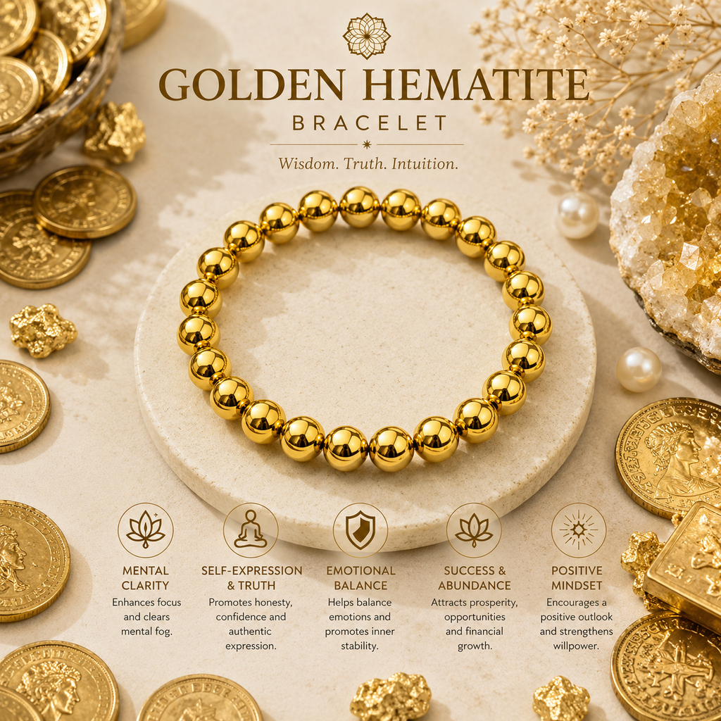 GOLDEN HEMATITE BRACELET