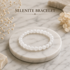 Selenite Bracelet + Free Gangajal And Digital Naam Jap Counter
