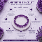 Amethyst Bracelet + Free Gangajal And Digital Naam Jap Counter