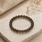 Smoky Quartz Bracelet + Free Gangajal And Digital Naam Jap Counter