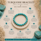 Turquoise bracelet — natural stone for communication and balance