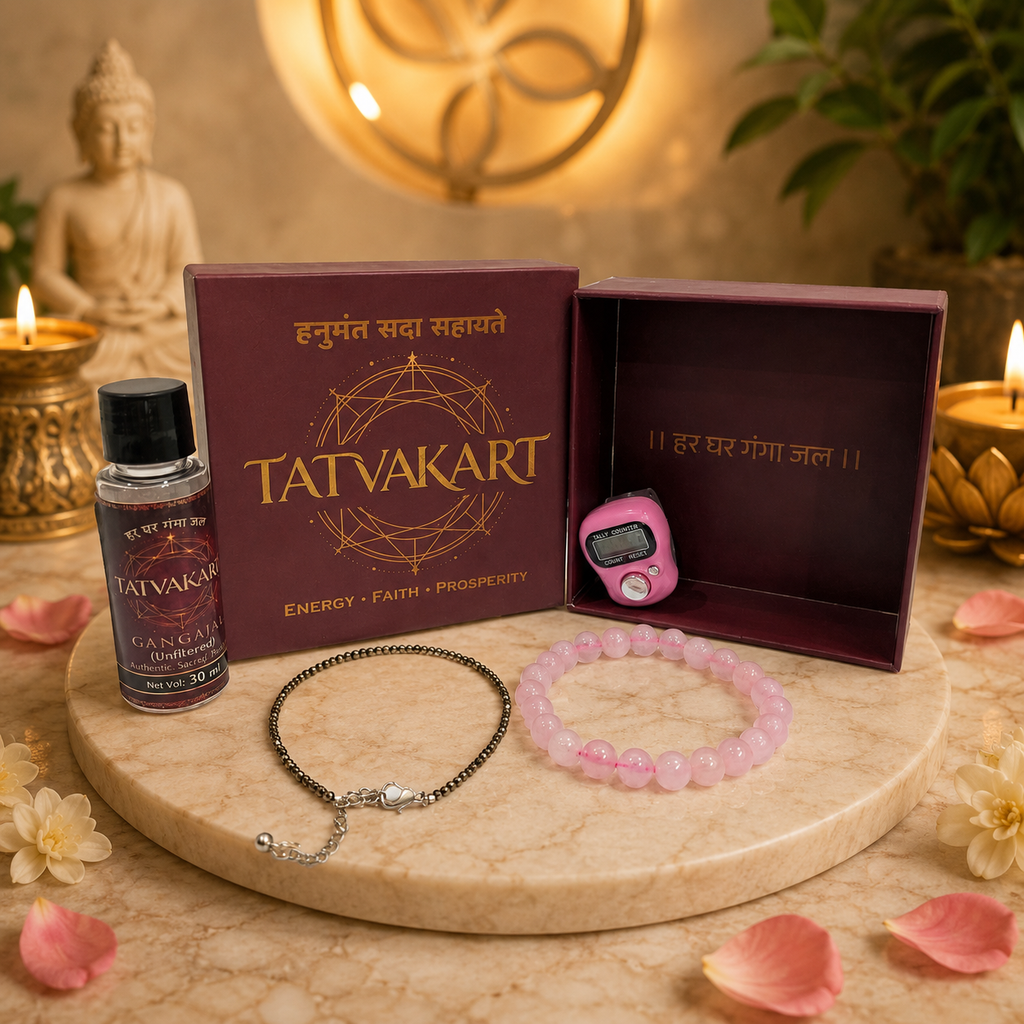 ROSE QUARTZ & PYRITE ANKET COMBO