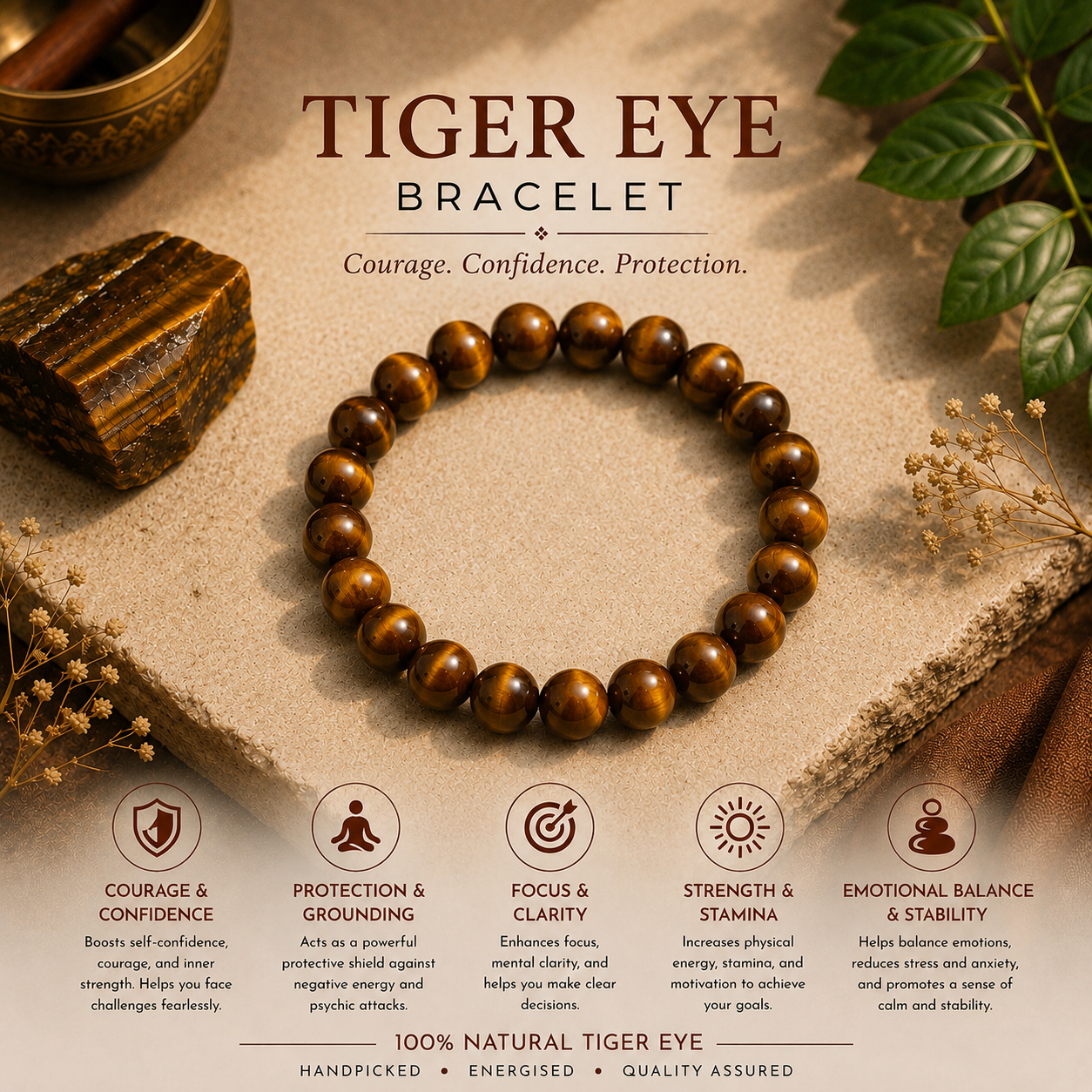TIGER EYE BRACELET