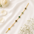 Metal Dhan Yog Women Bracelet (Gold Plated)+ Free Gangajal And Digital Naam Jap Counte