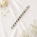 Metal Dhan Yog Men Bracelet (Silver Plated) + Free Gangajal And Digital Naam Jap Counter