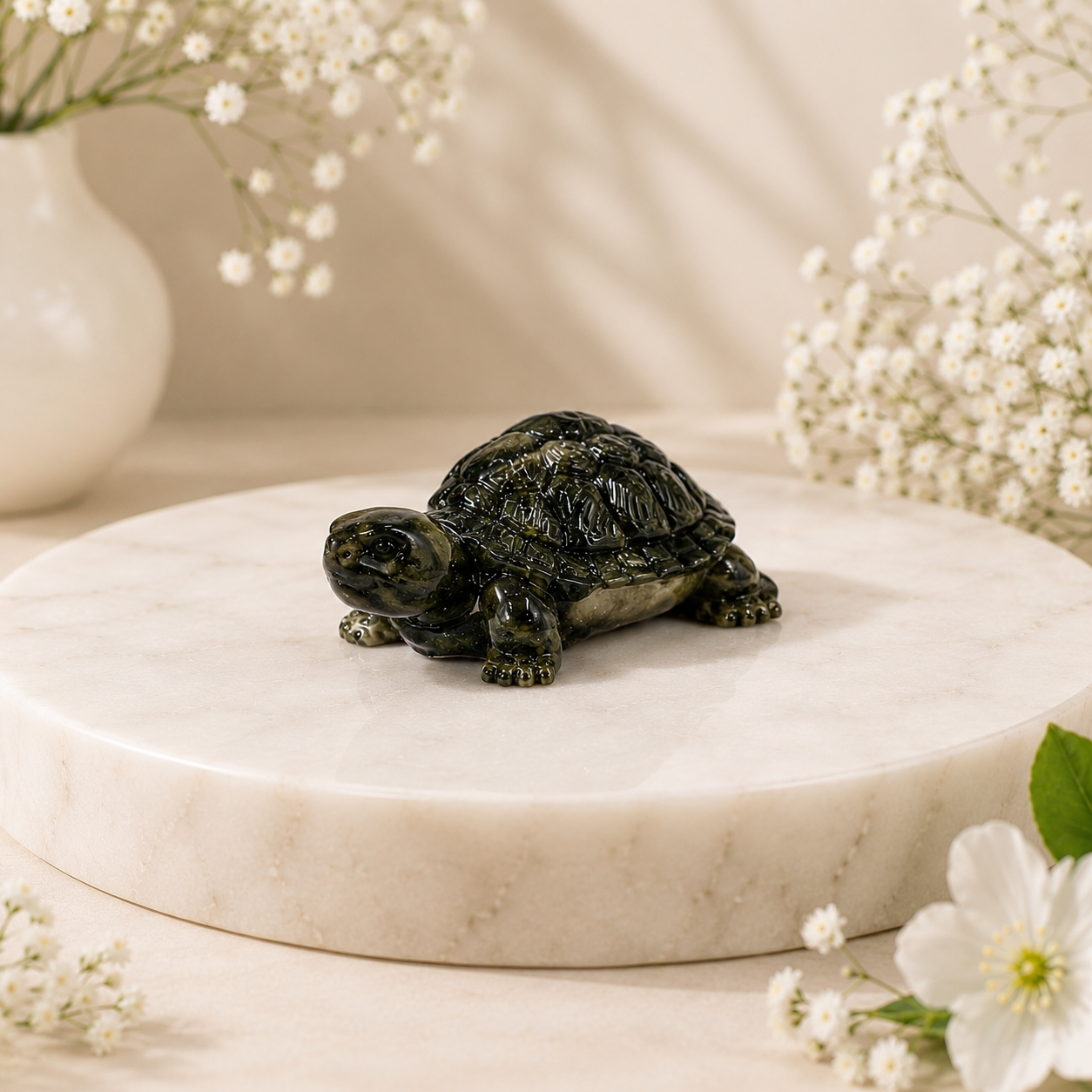 Vastu Pyrite Tortoise + Gangajal And Digital Naam Jap Counter