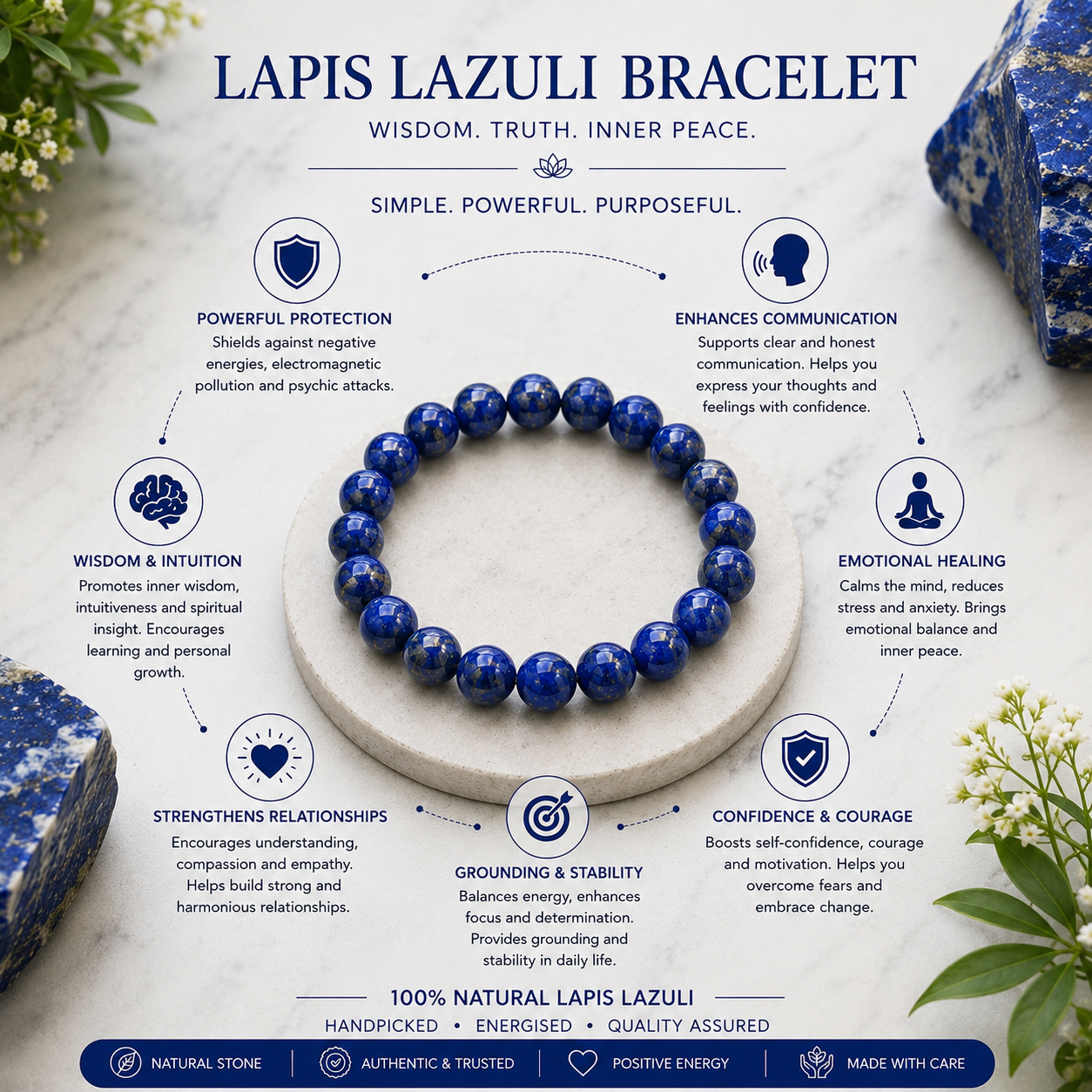 LAPIZ LAZULI BRACELET