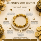 GOLDEN HEMATITE BRACELET