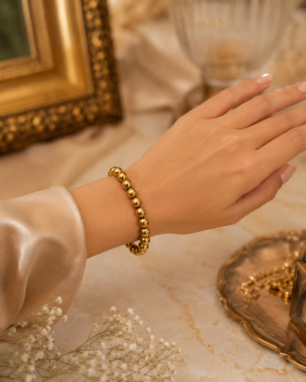 GOLDEN HEMATITE BRACELET
