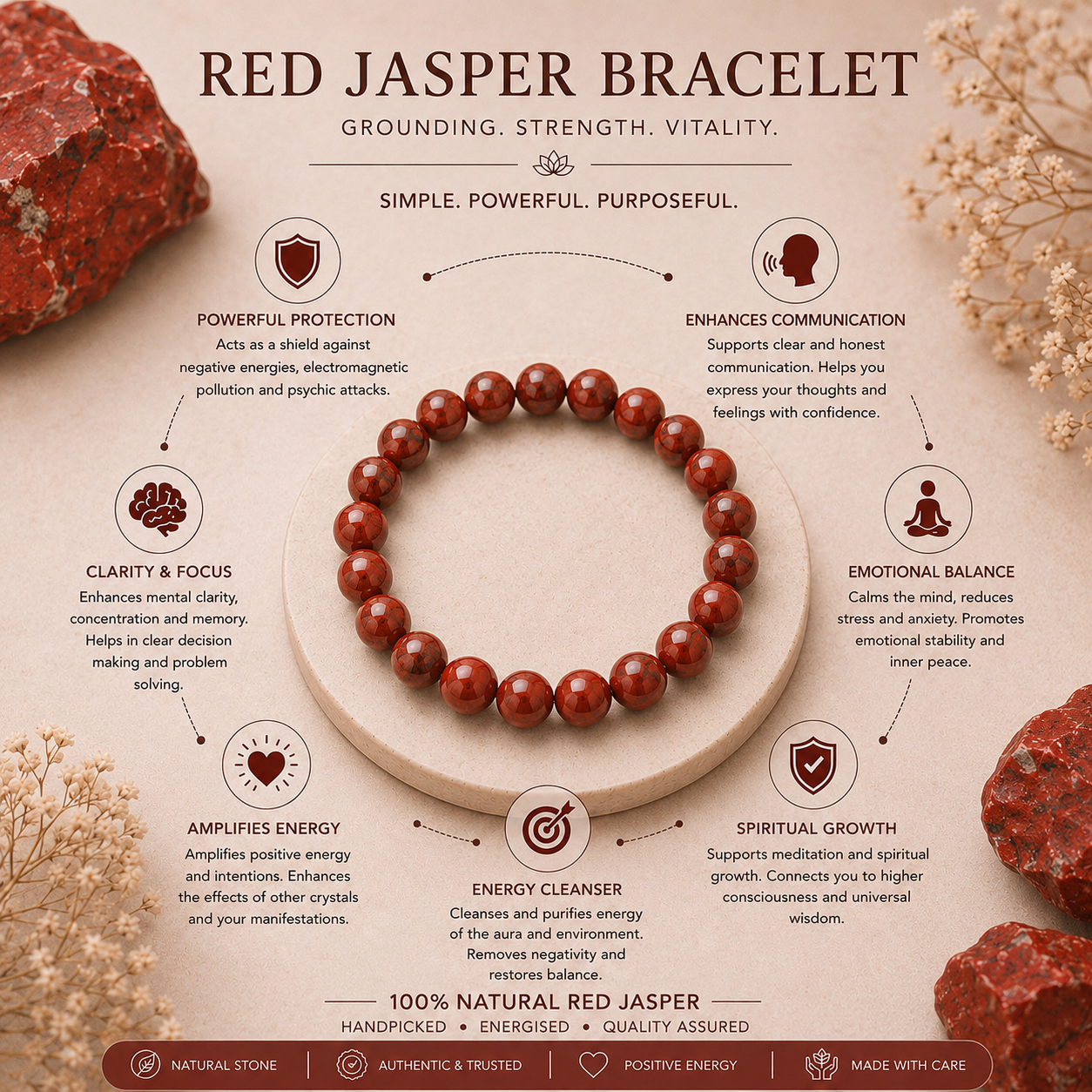 RED JASPER BRACELET