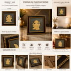 Panchmukhi Hanuman Ji Pyrite Frame | Vastu Wall Decor for Protection & Positive Energy