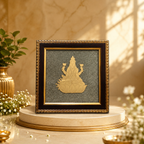 Maa Lakshmi Ji Pyrite Frame | Premium Vastu Wall Decor for Wealth & Prosperity