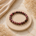 Rhodonite Bracelet  + Free Gangajal And Digital Naam Jap Counter