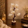 Natural Clear Quartz Crystal Tree for Clarity, Focus & Positive Energy | Premium Gemstone Bonsai Décor