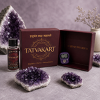 Natural Amethyst Cluster | Original Healing Crystal for Home & Office