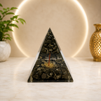 Pyrite Energy Pyramid | Natural Crystal Pyramid for Home & Workspace